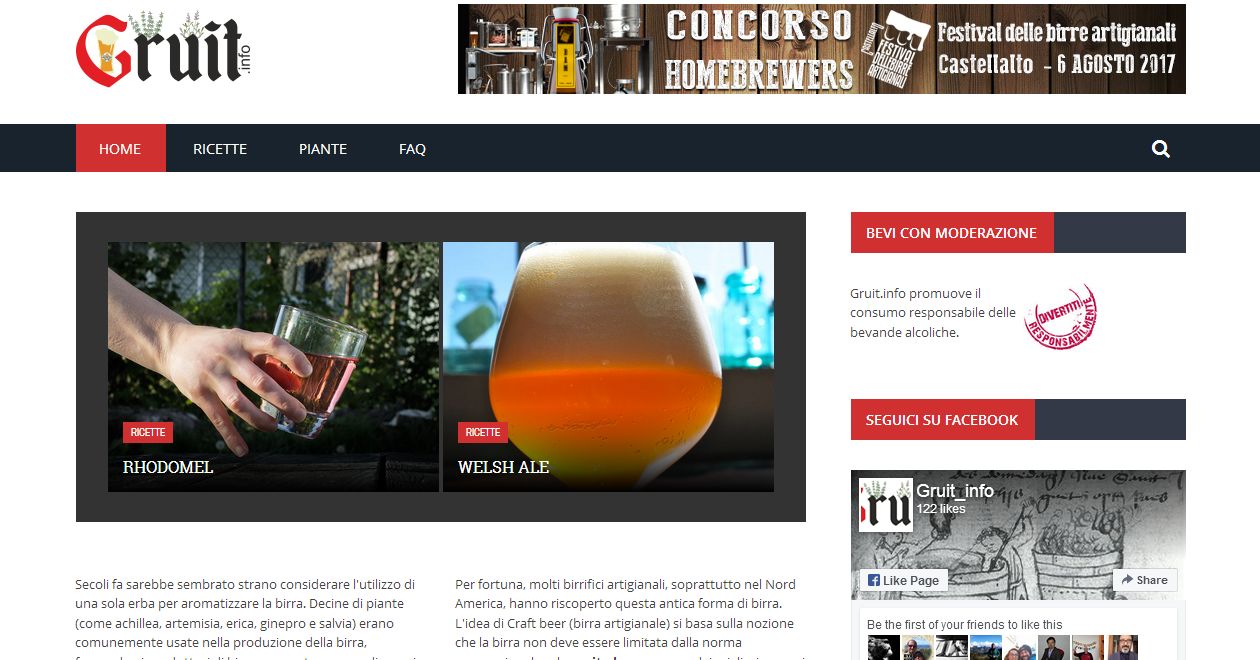 gruit.info | sito web wordpress