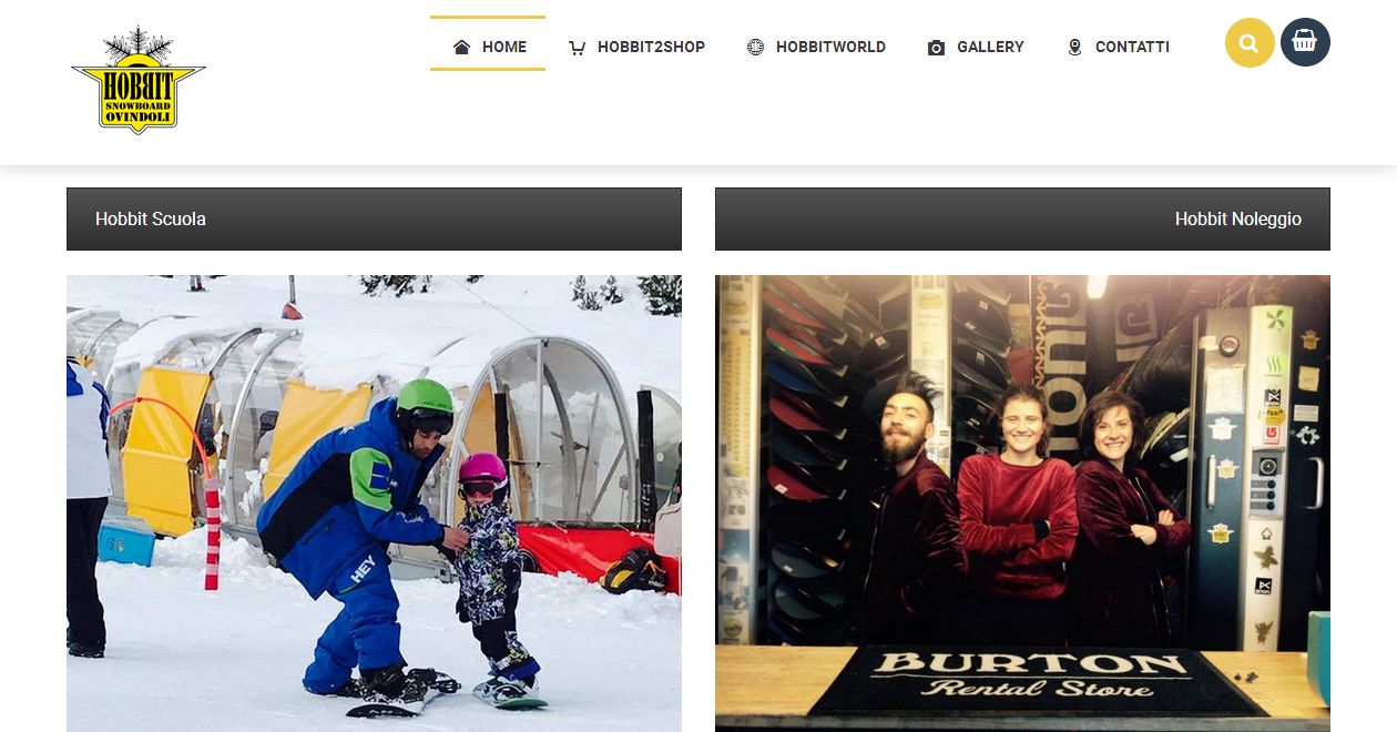 ovindolisnowboard.it | sito web wordpress woocommerce ecommerce