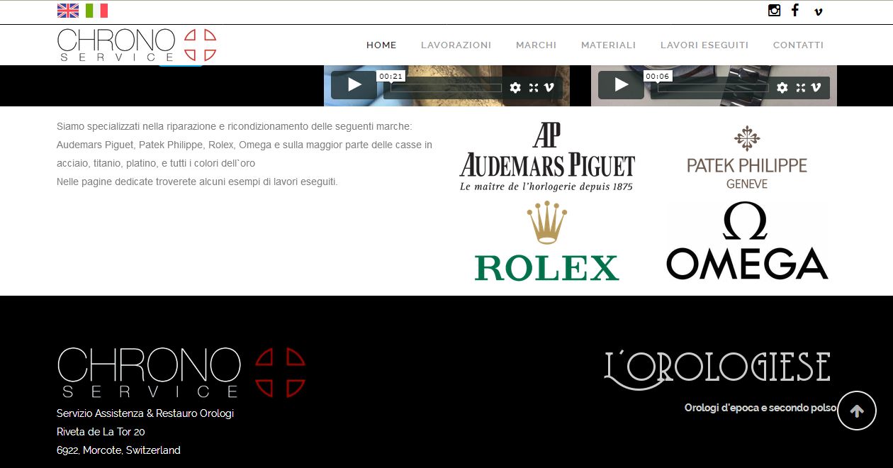 chronoservice.ch | sito web wordpress