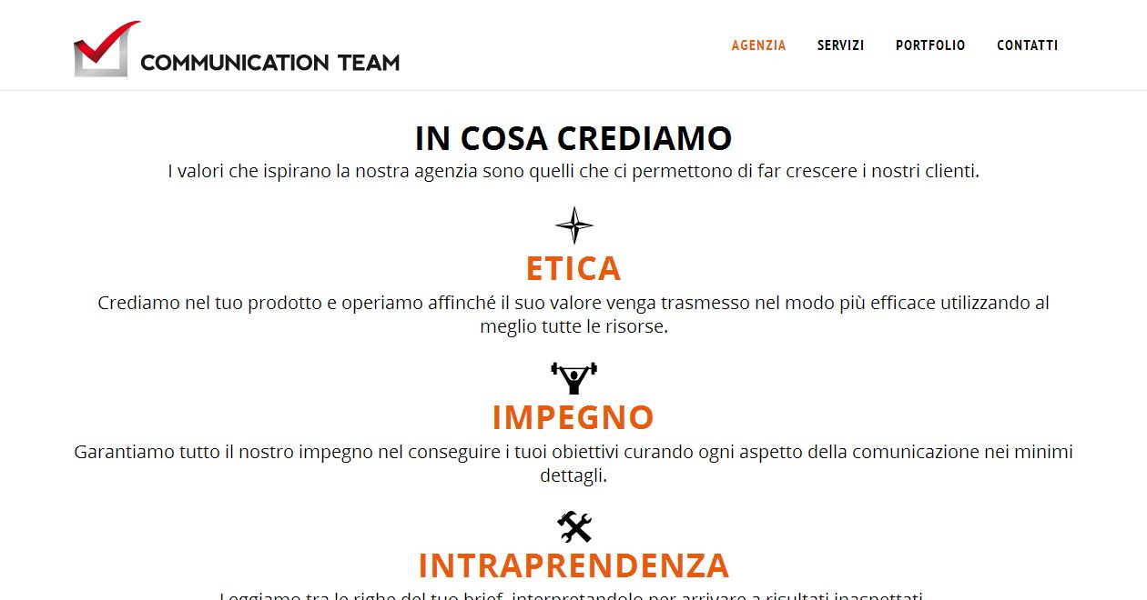 communicationteam.it | sito web wordpress