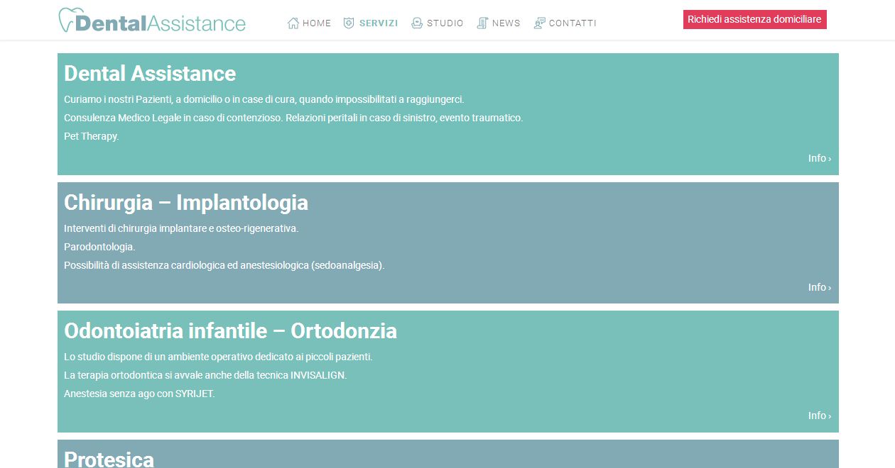 dentalassistance.it | sito web wordpress