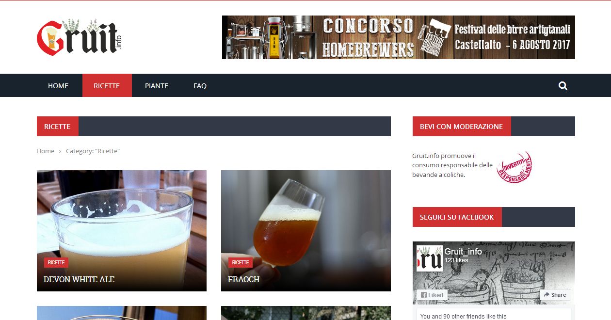gruit.info | sito web wordpress