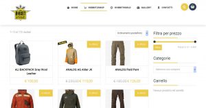 ovindolisnowboard.it | sito web wordpress woocommerce ecommerce
