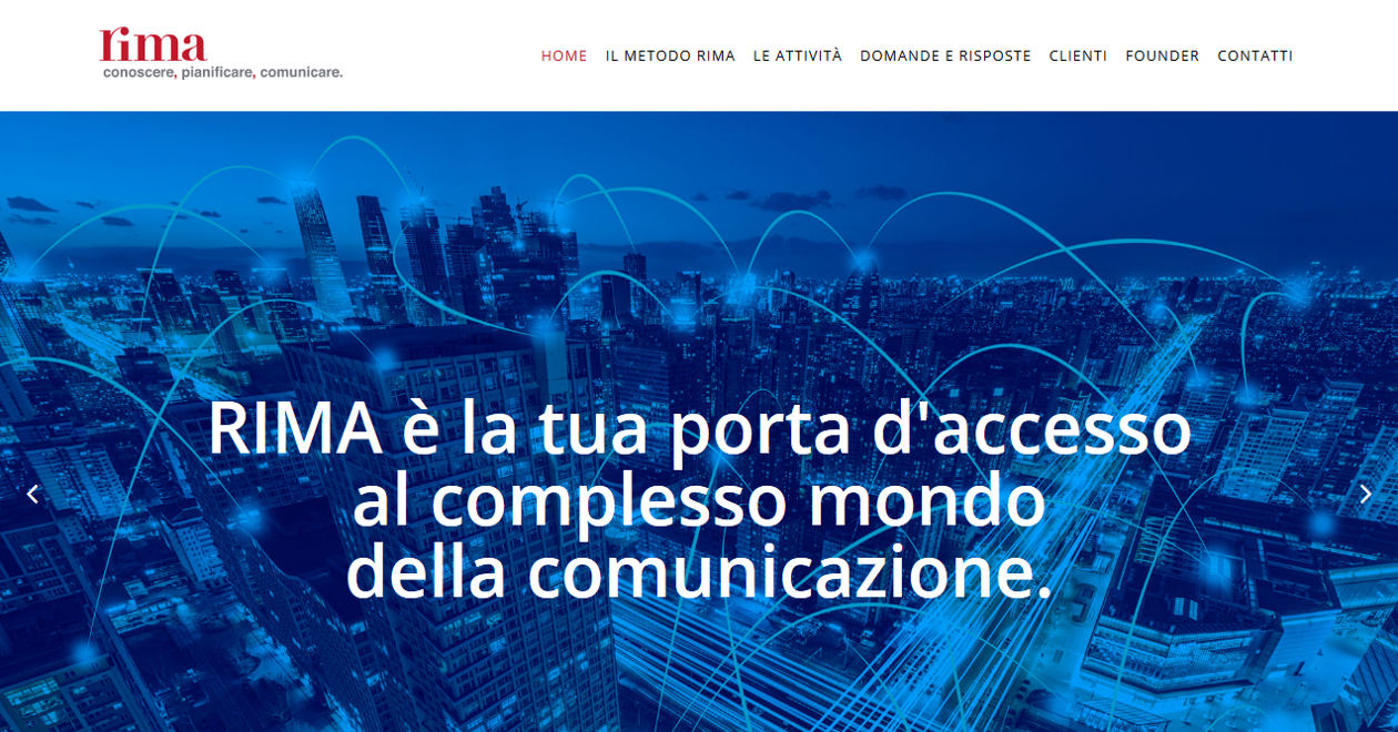 rimacomunica.it | sito web wordpress