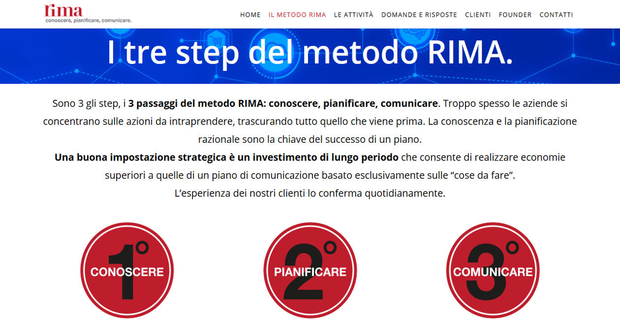 rimacomunica.it | sito web wordpress