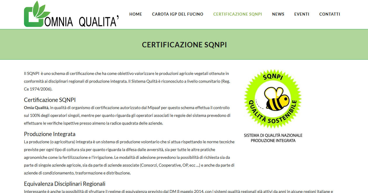 omniaqualita.it | sito web wordpress